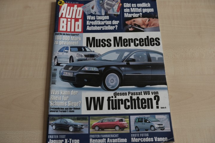 Deckblatt Auto Bild (25/2001)